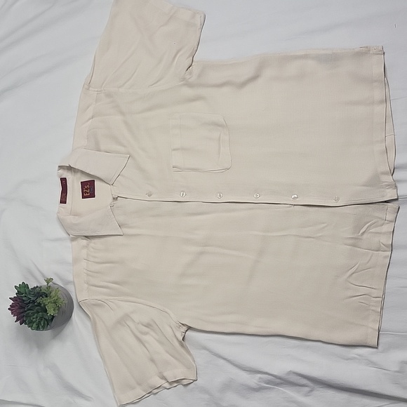 EZ's Haggar button down shirt sz Large - Picture 3 of 9